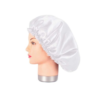 gorro de satén antifrizz para dormir